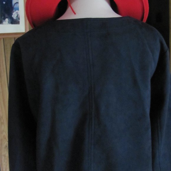 BOB MACKIE WEARABLE ART LADIES FAUX SUEDE JACKET S - Picture 9 of 12